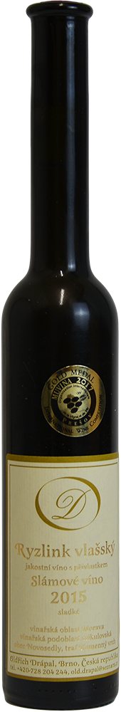 Oldřich Drápal slámové víno Oldřich Drápal slámové víno Ryzlink vlašský 2015