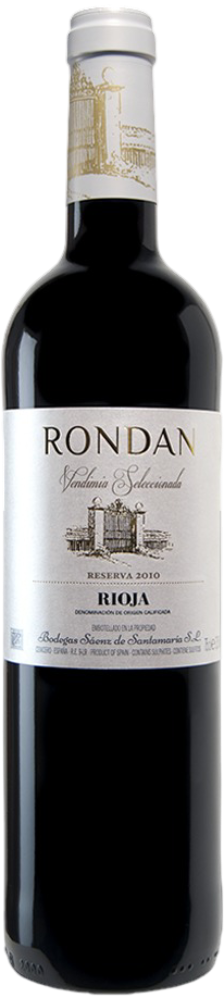 Bodegas Sáenz de Santamaría Rondan Tinto Reserva 1904 2015