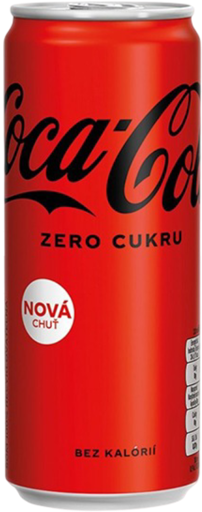 Coca Cola Coca Cola Zero 0,33l Plech