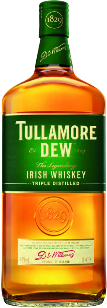 Tullamore Dew 40% 1l (holá lahev) koupíte na Vinisto.cz
