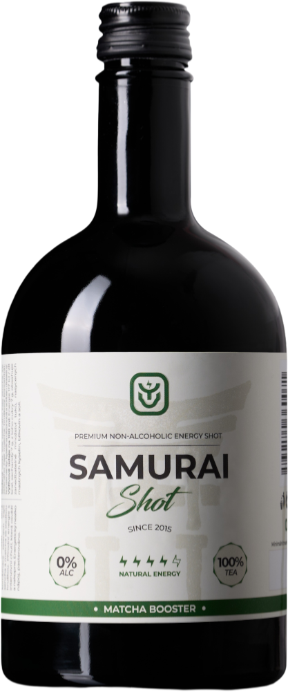 Drink Samurai Energetický nápoj Samurai Shot Matcha Booster 0,5l