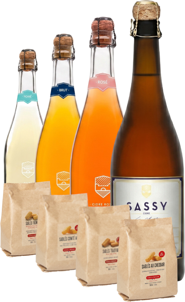 různí Set Ciderů Sassy & sušenek Sablés