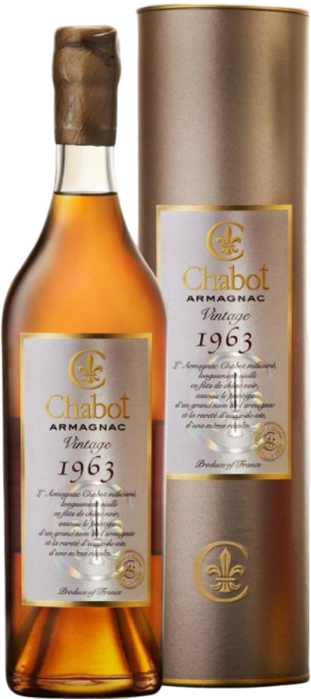 Chabot Armagnac Chabot Vintage 1963 0,7 40% + Dárkové Balení