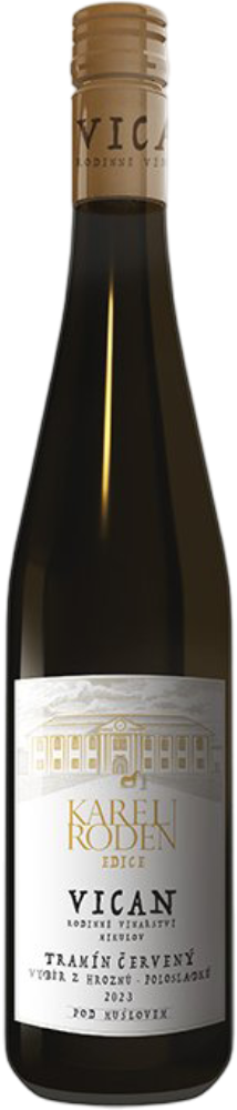 Vinařství Vican Vican Tramín červený Edice Karel Roden Výběr z hroznů 2023