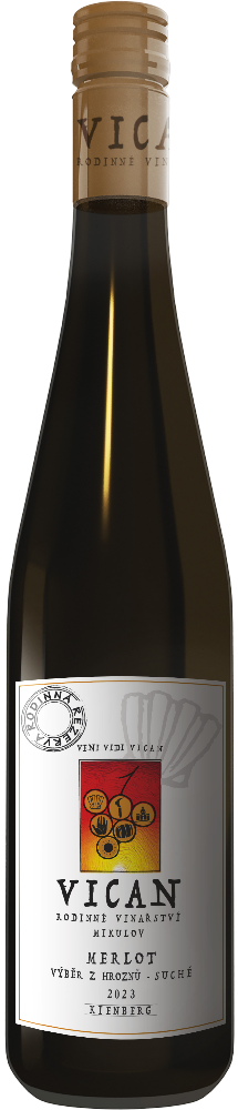 Vinařství Vican Vican Merlot Rodinná rezerva Výběr z hroznů 2023