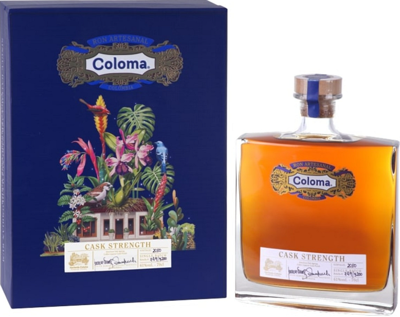 Coloma Rum Coloma Single Batch Cask Strength 0,7l 61% + Dárkové balení