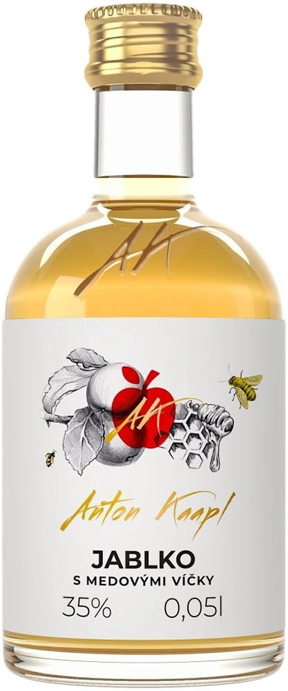 Anton Kaapl Jablko s medovými víčky Anton Kaapl 0,05l 35%