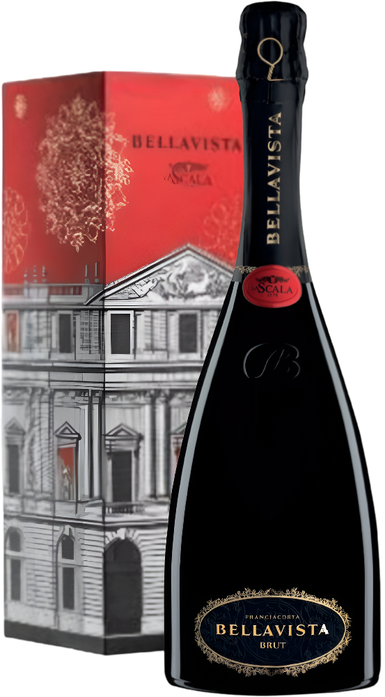 Contadi Castaldi Bellavista Franciacorta Brut Teatro Scala DOCG 2020 + Dárkové balení
