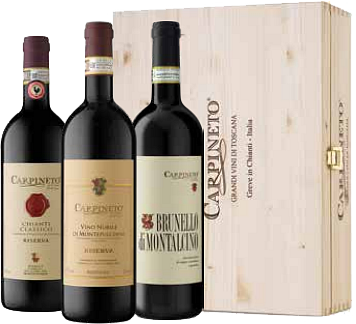 Carpineto Carpineto Grandi Classici Toscani Set + dárkové balení