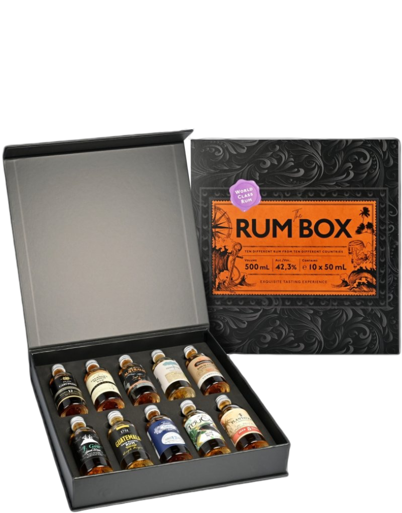 1423 - World Class Spirit Sada rumů The Rum Box Purple