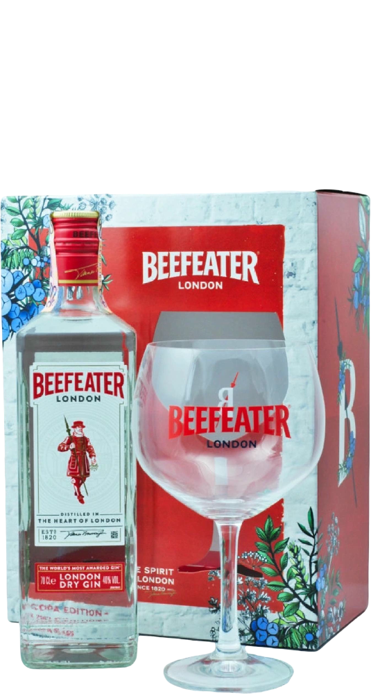 Beefeater Beefeater Gin 40% 0,7l se skleničkou + Dárkové Balení