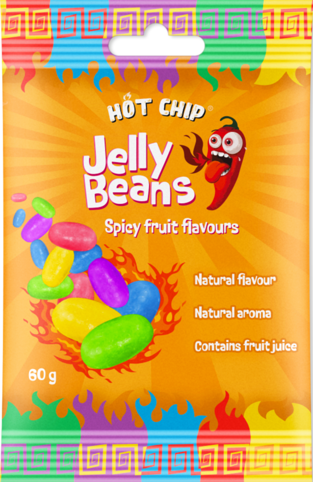 Hot-Chip Jelly Beans Hot-Chip Spicy Flavours 60g