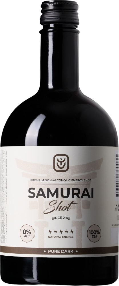 Drink Samurai Energetický nápoj Samurai Shot Pure Dark 0,5l
