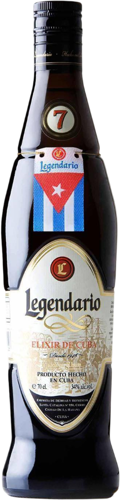 Ron Legendario Legendario Elixir De Cuba 7 yo 34 % 0,7 l