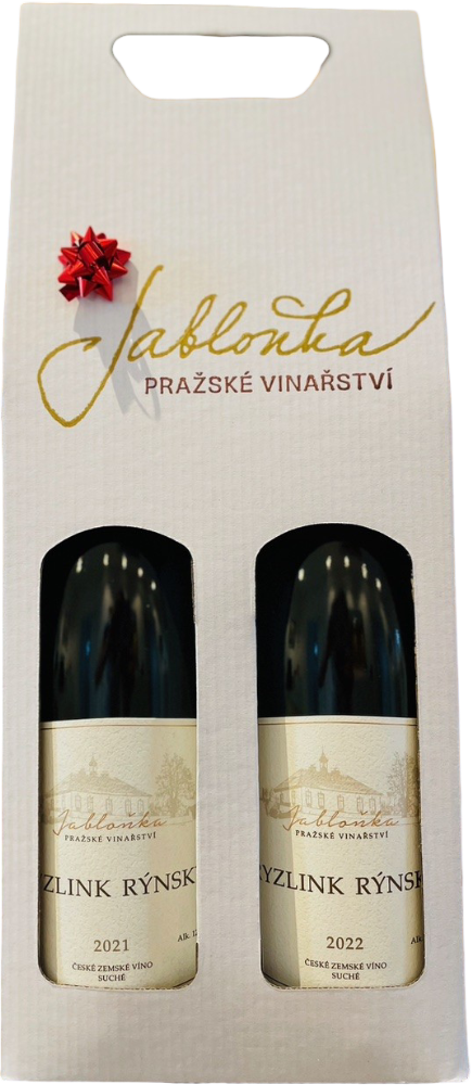 Vinařství Jabloňka Jabloňka Vánoční sada 2ks Ryzlink rýnský