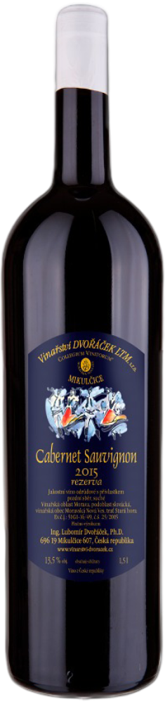 Vinařství Dvořáček Dvořáček Cabernet Sauvignon REZERVA Magnum Pozdní sběr 2015