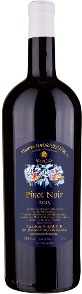 Vinařství Dvořáček Dvořáček Rulandské modré Magnum Výběr z hroznů 2015