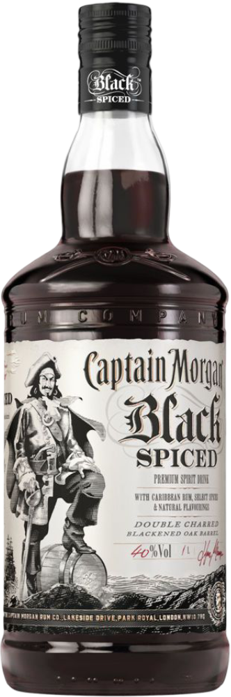 Captain Morgan Black Spiced 40 % 1 l
