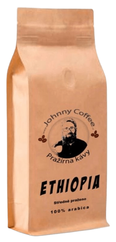Conso med s.r.o. Káva Johnny Coffee Ethiopia -Středně pražená 250g