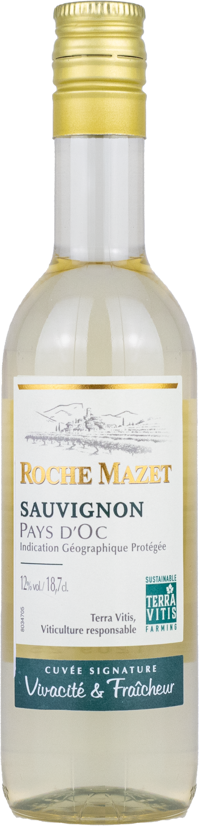 Castel Freres Castel Freres Roche Mazet - Sauvignon Blanc Pays d'Oc IGP Terra Vitis 0,187l Pet 2022