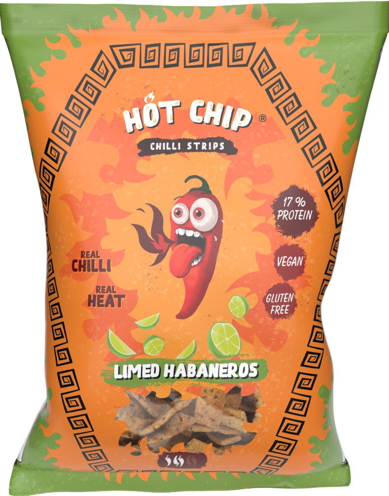Hot-Chip Strips Hot-Chips Limed Habaneros 80g