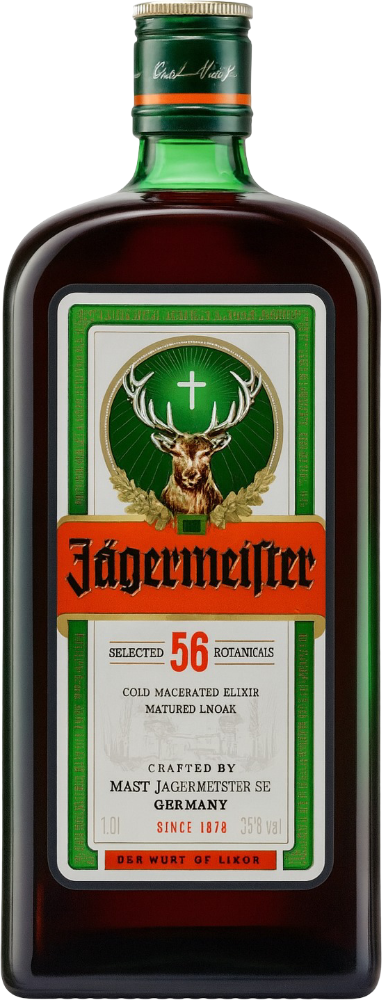 Jagermeister 35 % 1 l koupíte na Vinisto.cz