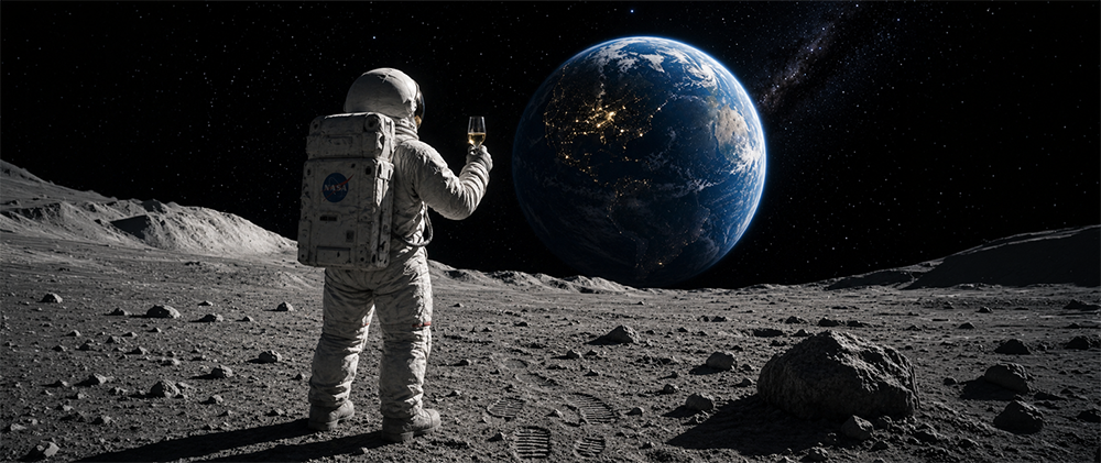 Nasa Mšsíc Víno Buzz Aldrin