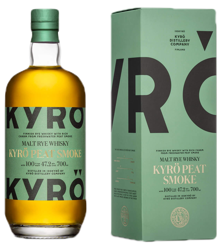 Kyrö Whisky Kyrö Peat Smoke 0,7l 47,2% + Dárkové balení