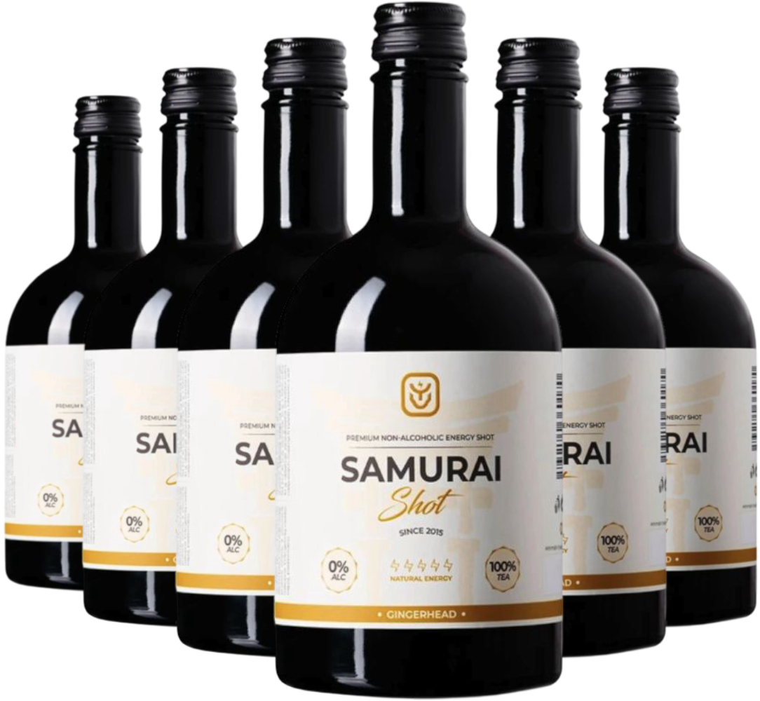 Drink Samurai Set energetický nápoj Samurai Shot Gingerhead 6x0,5l