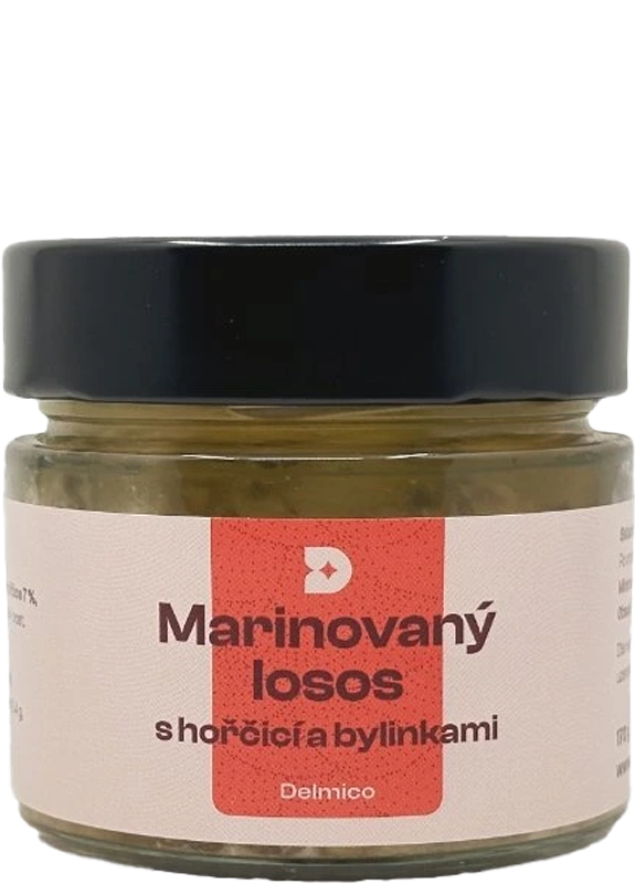 Delmico Losos marinovaný s hořčicí a bylinkami Delmico