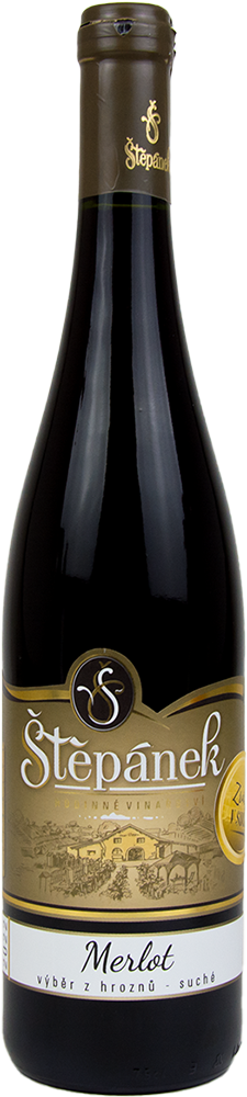 Vinařství Štěpánek Štěpánek Merlot Výběr z hroznů 2023