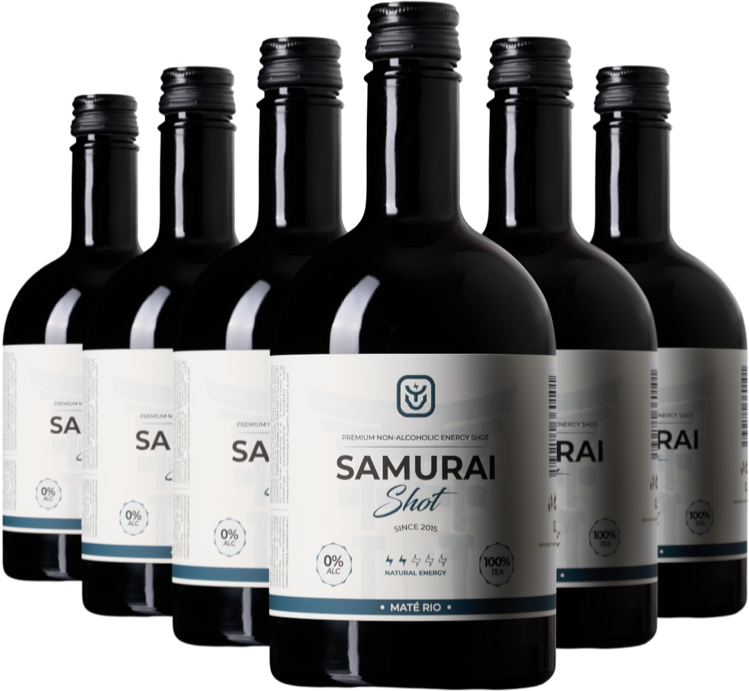 Drink Samurai Set energetický nápoj Samurai Shot Maté Rio 6x0,5l