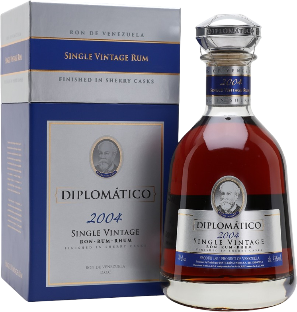 Diplomático Diplomatico Single Vintage 2008 43% 0,7 l