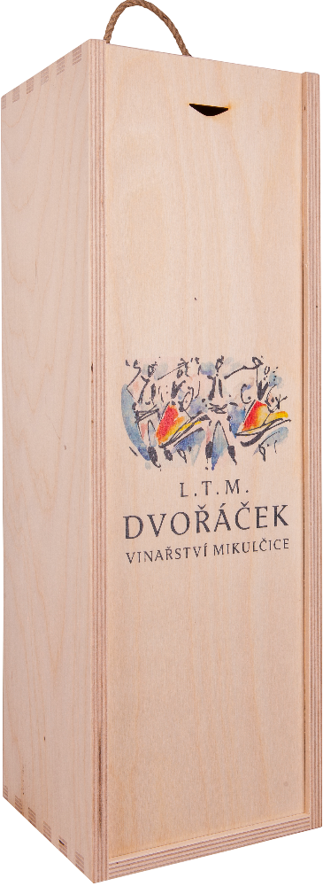 Vinařství Dvořáček Dřevěný box na Magnum láhev Dvořáček barevná