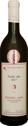 Vinařství Chrámce Chrámce Rulandské modré 2017