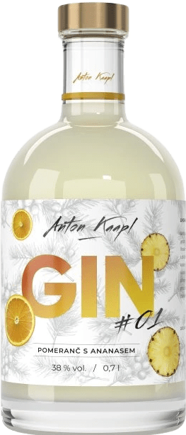 Anton Kaapl Gin #1 Anton Kaapl Pomeranč s ananasem 0,7l 38%