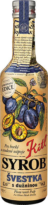 KITL Syrob švestka s dužinou 500 ml