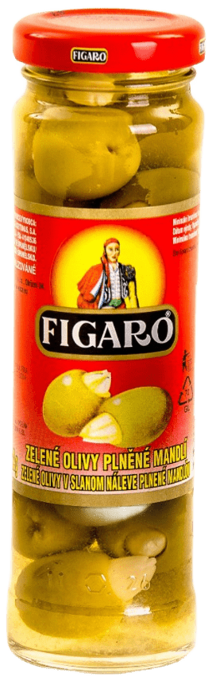 ESSA Figaro Zelené olivy s mandlí 142g