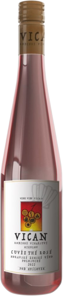 Vinařství Vican Vican Cuvée Thé rosé 2022