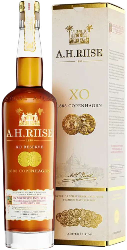 A. H. Riise 1888 Copenhagen XO Rum 40 % 0,7 l