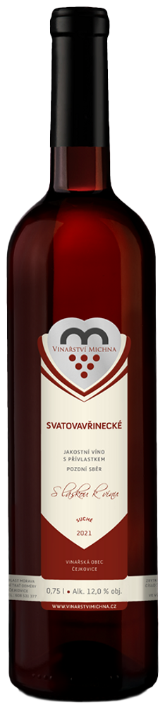 Vinařství Michna Michna Svatovavřinecké Pozdní sběr 2021