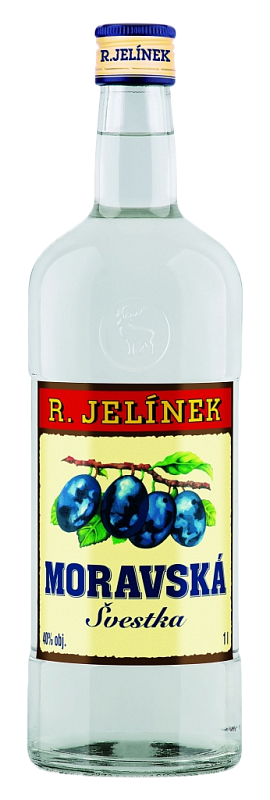 Rudolf Jelínek Moravská Švestka stříbrná 1l 38%