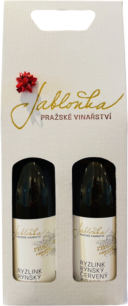 Vinařství Jabloňka Jabloňka Vánoční sada 2ks Ryzlink rýnský 2023