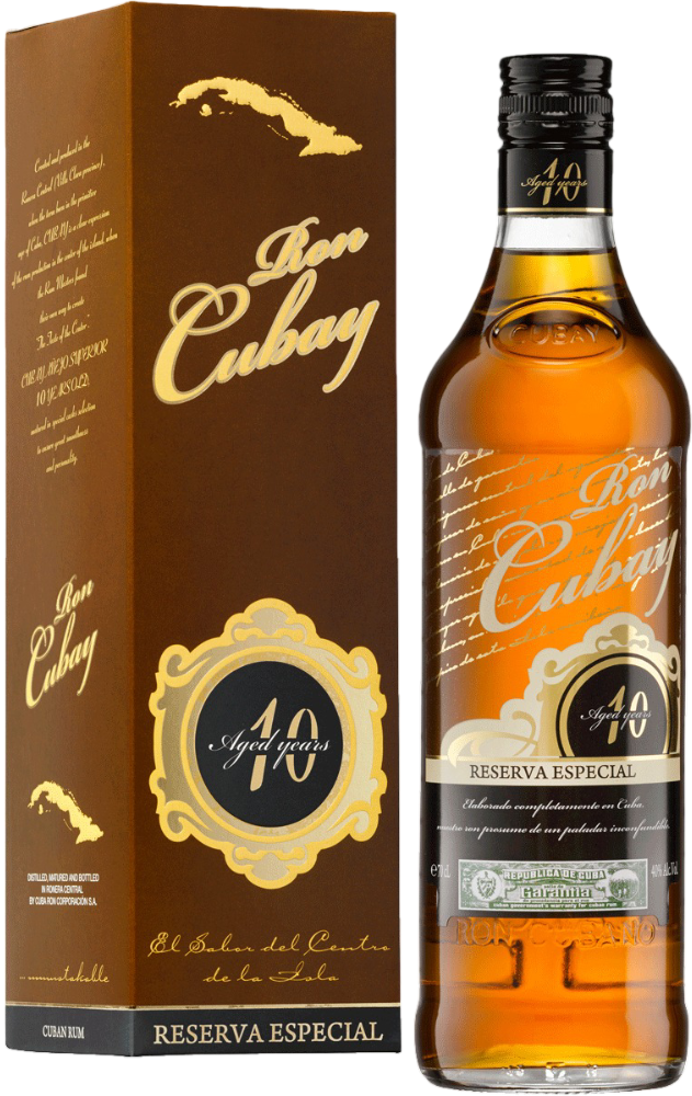 Ron Cubay Rum Cubay Reserva Especial Aged Years 10 0,7l 40% + Dárkové balení