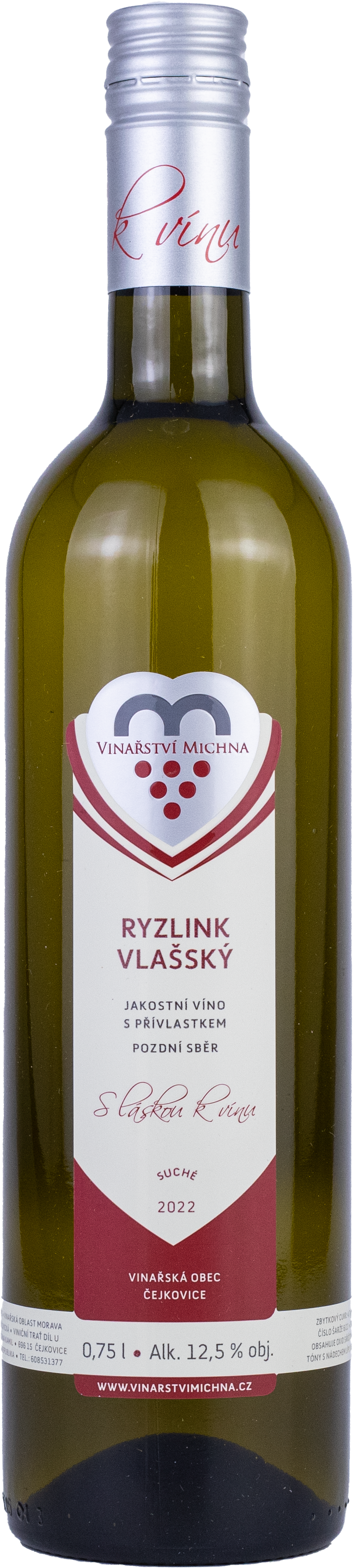 Vinařství Michna Michna Ryzlink vlašský Pozdní sběr 2022