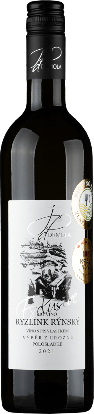 Vinařství Drmola Drmola Ryzlink rýnský Výběr z hroznů BIO 2021 - pro Registrované