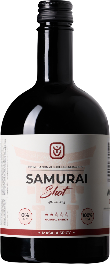 Drink Samurai Energetický nápoj Samurai Shot Masala Spicy 0,5l