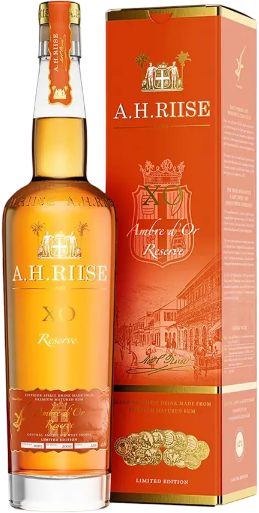 A.H. Riise Ambre d&#039;Or XO 38% 0,7l (karton)