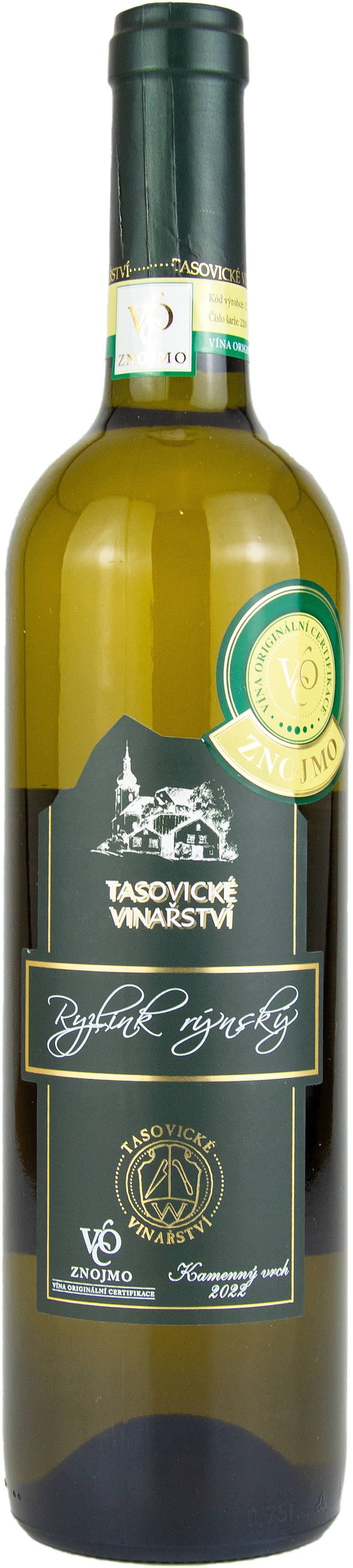 Tasovické vinařství Tasovické vinařství Ryzlink rýnský VOC 2022