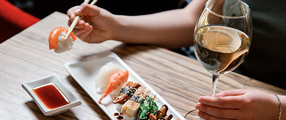 Sushi a párování s vínem